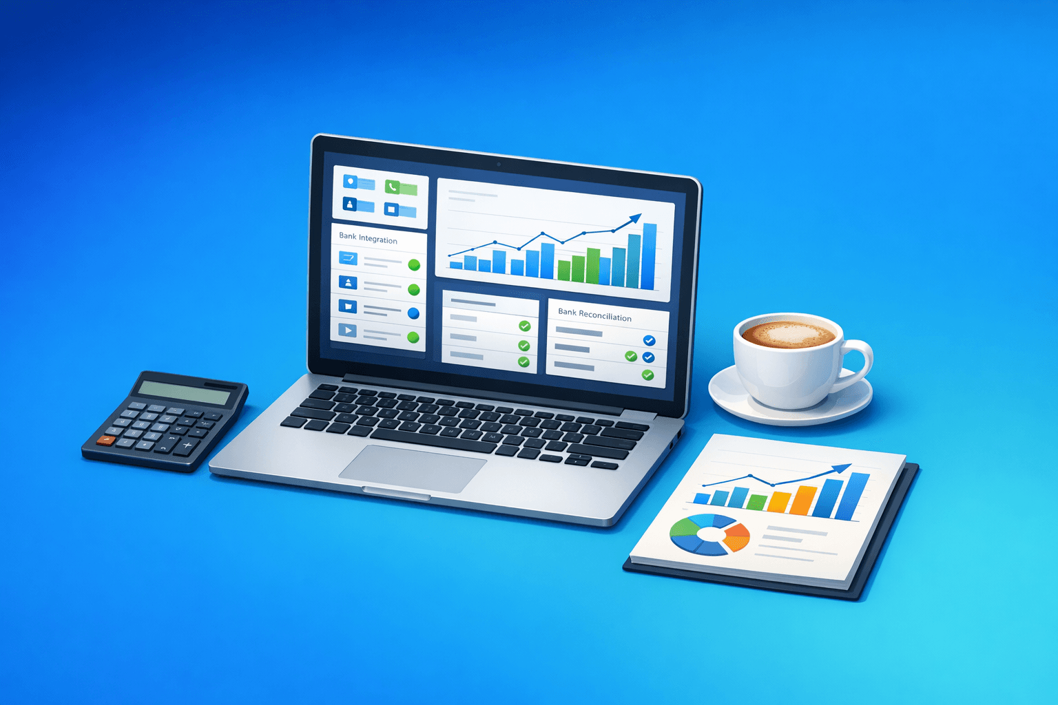 Improved banking features for online accounting