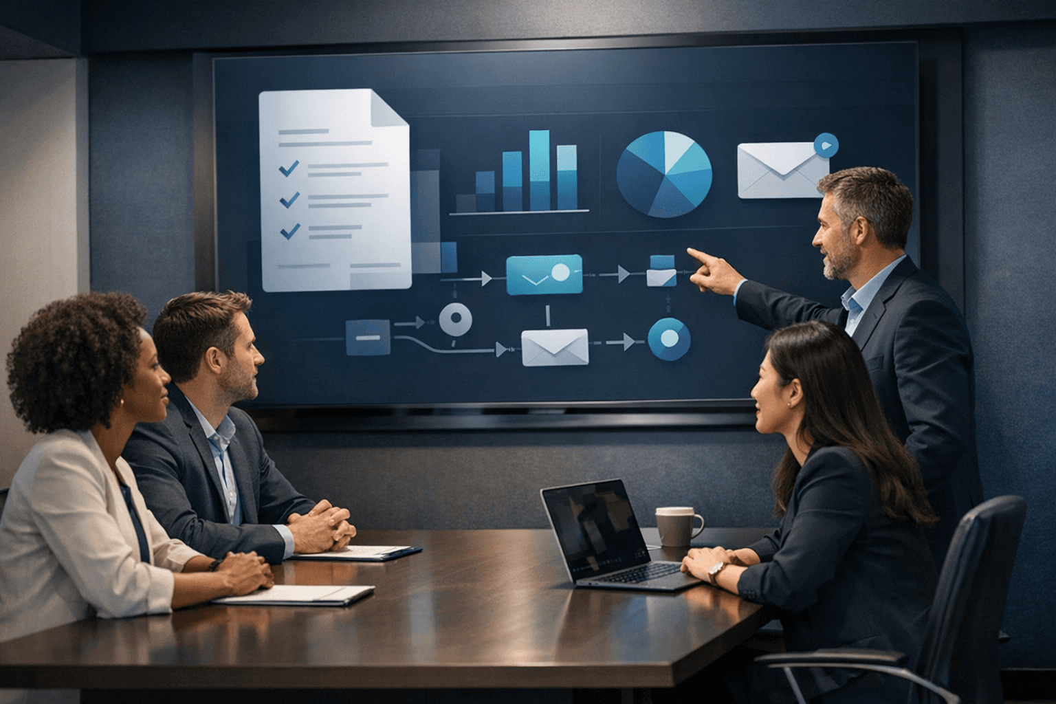 Invoice management tool features and workflow
