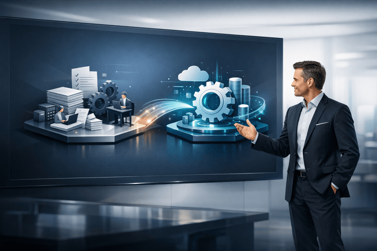 Payroll automation compared with manual payroll processes