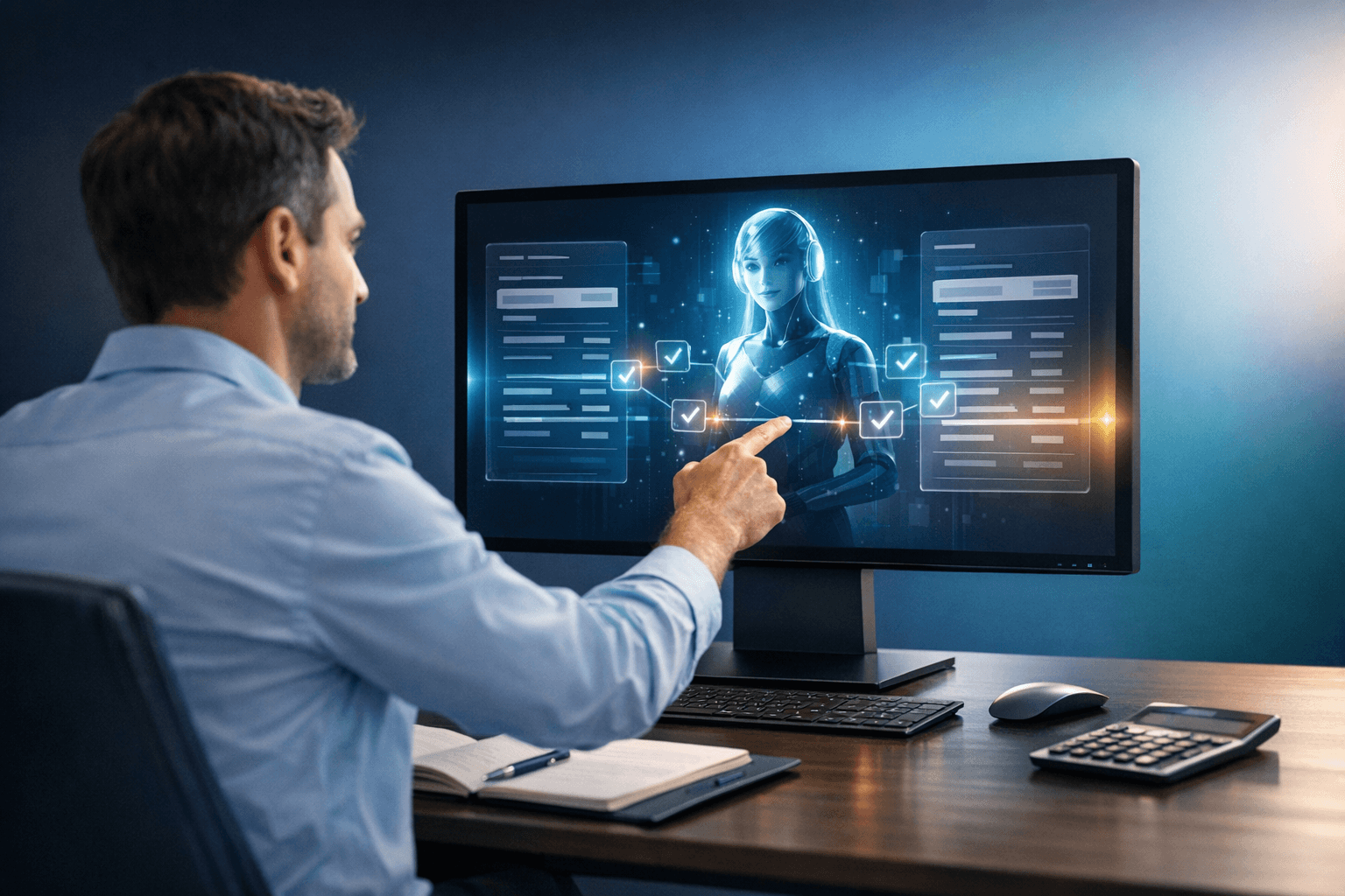 Using an AI-powered reconciliation assistant in accounting software
